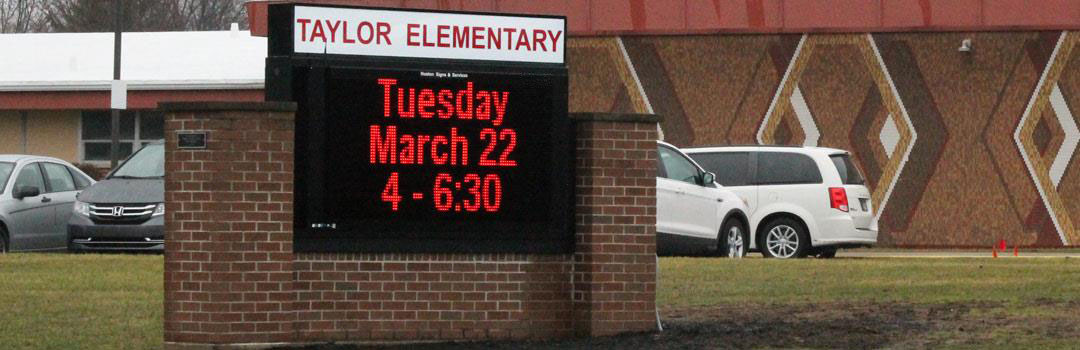 LED Sign School